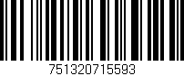 Código de barras (EAN, GTIN, SKU, ISBN): '751320715593'