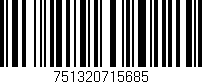 Código de barras (EAN, GTIN, SKU, ISBN): '751320715685'