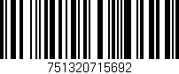 Código de barras (EAN, GTIN, SKU, ISBN): '751320715692'