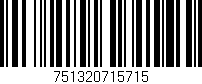 Código de barras (EAN, GTIN, SKU, ISBN): '751320715715'