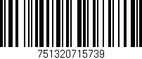 Código de barras (EAN, GTIN, SKU, ISBN): '751320715739'