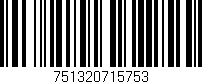 Código de barras (EAN, GTIN, SKU, ISBN): '751320715753'