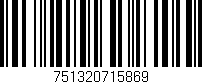 Código de barras (EAN, GTIN, SKU, ISBN): '751320715869'