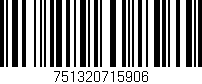 Código de barras (EAN, GTIN, SKU, ISBN): '751320715906'