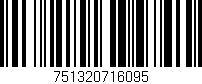 Código de barras (EAN, GTIN, SKU, ISBN): '751320716095'