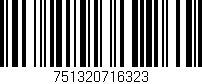 Código de barras (EAN, GTIN, SKU, ISBN): '751320716323'