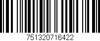 Código de barras (EAN, GTIN, SKU, ISBN): '751320716422'