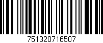 Código de barras (EAN, GTIN, SKU, ISBN): '751320716507'