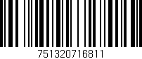 Código de barras (EAN, GTIN, SKU, ISBN): '751320716811'