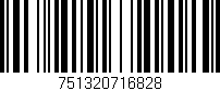 Código de barras (EAN, GTIN, SKU, ISBN): '751320716828'
