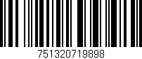 Código de barras (EAN, GTIN, SKU, ISBN): '751320719898'