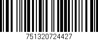 Código de barras (EAN, GTIN, SKU, ISBN): '751320724427'