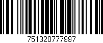 Código de barras (EAN, GTIN, SKU, ISBN): '751320777997'