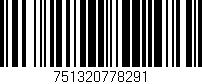 Código de barras (EAN, GTIN, SKU, ISBN): '751320778291'