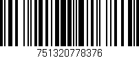 Código de barras (EAN, GTIN, SKU, ISBN): '751320778376'