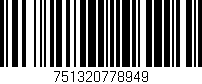 Código de barras (EAN, GTIN, SKU, ISBN): '751320778949'
