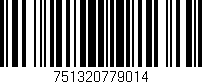 Código de barras (EAN, GTIN, SKU, ISBN): '751320779014'