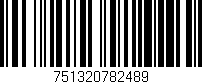 Código de barras (EAN, GTIN, SKU, ISBN): '751320782489'