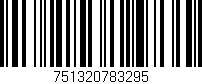 Código de barras (EAN, GTIN, SKU, ISBN): '751320783295'