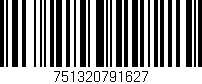 Código de barras (EAN, GTIN, SKU, ISBN): '751320791627'