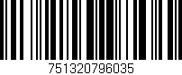 Código de barras (EAN, GTIN, SKU, ISBN): '751320796035'