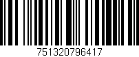 Código de barras (EAN, GTIN, SKU, ISBN): '751320796417'