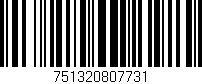 Código de barras (EAN, GTIN, SKU, ISBN): '751320807731'