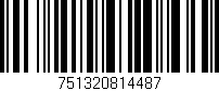 Código de barras (EAN, GTIN, SKU, ISBN): '751320814487'