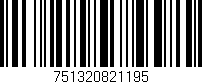Código de barras (EAN, GTIN, SKU, ISBN): '751320821195'
