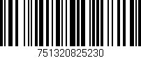 Código de barras (EAN, GTIN, SKU, ISBN): '751320825230'