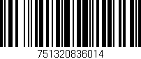 Código de barras (EAN, GTIN, SKU, ISBN): '751320836014'