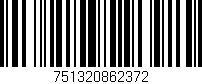 Código de barras (EAN, GTIN, SKU, ISBN): '751320862372'