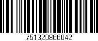 Código de barras (EAN, GTIN, SKU, ISBN): '751320866042'