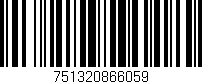 Código de barras (EAN, GTIN, SKU, ISBN): '751320866059'