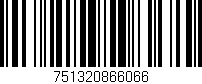 Código de barras (EAN, GTIN, SKU, ISBN): '751320866066'