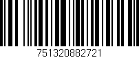 Código de barras (EAN, GTIN, SKU, ISBN): '751320882721'