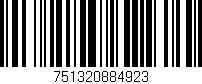 Código de barras (EAN, GTIN, SKU, ISBN): '751320884923'