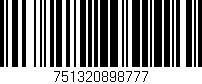 Código de barras (EAN, GTIN, SKU, ISBN): '751320898777'