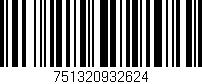 Código de barras (EAN, GTIN, SKU, ISBN): '751320932624'