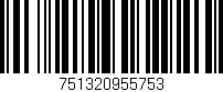 Código de barras (EAN, GTIN, SKU, ISBN): '751320955753'