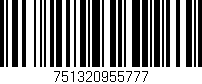 Código de barras (EAN, GTIN, SKU, ISBN): '751320955777'