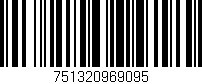 Código de barras (EAN, GTIN, SKU, ISBN): '751320969095'