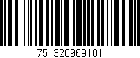 Código de barras (EAN, GTIN, SKU, ISBN): '751320969101'