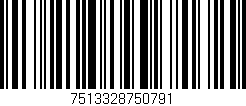 Código de barras (EAN, GTIN, SKU, ISBN): '7513328750791'