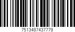 Código de barras (EAN, GTIN, SKU, ISBN): '7513487437779'