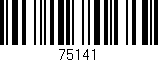Código de barras (EAN, GTIN, SKU, ISBN): '75141'