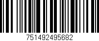 Código de barras (EAN, GTIN, SKU, ISBN): '751492495682'