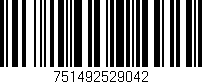 Código de barras (EAN, GTIN, SKU, ISBN): '751492529042'
