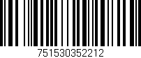 Código de barras (EAN, GTIN, SKU, ISBN): '751530352212'