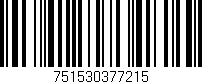 Código de barras (EAN, GTIN, SKU, ISBN): '751530377215'